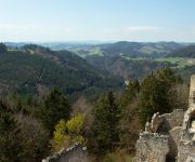 Tavaszi látkép a Burgruine Prandegg-ből
