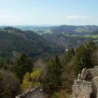 Tavaszi látkép a Burgruine Prandegg-ből Tavaszi látkép a Burgruine Prandegg-ből