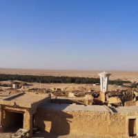 Chebika oázis panorámakép