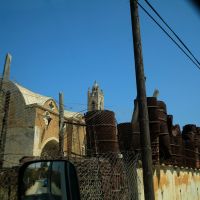 Agia Zoni templom Varosha szellemvárosában Agia Zoni templom Varosha szellemvárosában