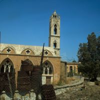 Agia Zoni templom Varosha szellemvárosában Agia Zoni templom Varosha szellemvárosában