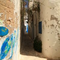 Sikátor Hammamet óvárosában Sikátor Hammamet óvárosában