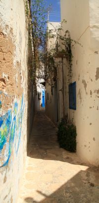 Sikátor Hammamet óvárosában