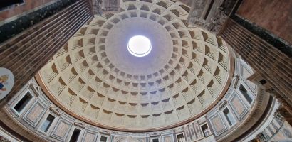 A pantheon kupolája és az oculus A pantheon kupolája és az oculus