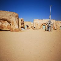 Mos Eisley - Forgatási helyszín a Tunéziai sivatagban Mos Eisley - Forgatási helyszín a Tunéziai sivatagban