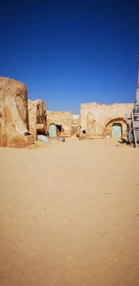 Mos Eisley - Forgatási helyszín a Tunéziai sivatagban