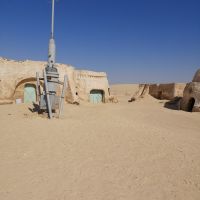 Mos Eisley - Forgatási helyszín a Tunéziai sivatagban