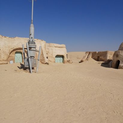 Mos Eisley - Forgatási helyszín a Tunéziai sivatagban