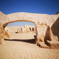 Mos Eisley - Forgatási helyszín a Tunéziai sivatagban