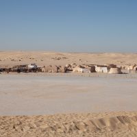 Látkép a Star Wars - Mos Eisley forgatási helyszine Látkép a Star Wars - Mos Eisley forgatási helyszine